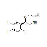 (R)-6-(2,4,5-Trifluorophenyl)morpholin-3-one