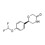 (R)-6-[4-(Difluoromethoxy)phenyl]morpholin-3-one