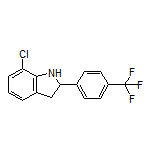 7-Chloro-2-[4-(trifluoromethyl)phenyl]indoline