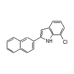 7-Chloro-2-(naphthalen-2-yl)-1H-indole