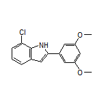 7-Chloro-2-(3,5-dimethoxyphenyl)-1H-indole