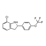 7-Chloro-2-[4-(trifluoromethoxy)phenyl]indoline