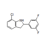 7-Chloro-2-(3,5-difluorophenyl)indoline