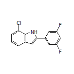 7-Chloro-2-(3,5-difluorophenyl)-1H-indole