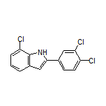 7-Chloro-2-(3,4-dichlorophenyl)-1H-indole