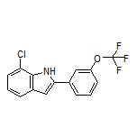 7-Chloro-2-[3-(trifluoromethoxy)phenyl]-1H-indole