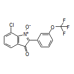 7-Chloro-3-oxo-2-[3-(trifluoromethoxy)phenyl]-3H-indole 1-Oxide