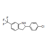 2-(4-Chlorophenyl)-6-(trifluoromethyl)indoline