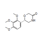 (S)-6-(2,3,4-Trimethoxyphenyl)morpholin-3-one