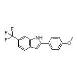 2-(4-Methoxyphenyl)-6-(trifluoromethyl)-1H-indole
