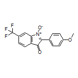 2-(4-Methoxyphenyl)-3-oxo-6-(trifluoromethyl)-3H-indole 1-Oxide