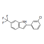 2-(3-Chlorophenyl)-6-(trifluoromethyl)-1H-indole