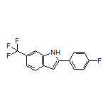 2-(4-Fluorophenyl)-6-(trifluoromethyl)-1H-indole