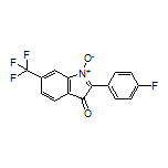 2-(4-Fluorophenyl)-3-oxo-6-(trifluoromethyl)-3H-indole 1-Oxide