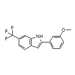 2-(3-Methoxyphenyl)-6-(trifluoromethyl)-1H-indole
