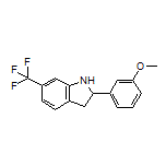 2-(3-Methoxyphenyl)-6-(trifluoromethyl)indoline
