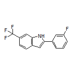 2-(3-Fluorophenyl)-6-(trifluoromethyl)-1H-indole