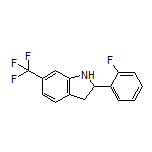2-(2-Fluorophenyl)-6-(trifluoromethyl)indoline