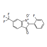 2-(2-Fluorophenyl)-3-oxo-6-(trifluoromethyl)-3H-indole 1-Oxide
