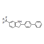 2-(4-Biphenylyl)-6-(trifluoromethyl)indoline