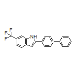 2-(4-Biphenylyl)-6-(trifluoromethyl)-1H-indole