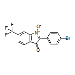 2-(4-Bromophenyl)-3-oxo-6-(trifluoromethyl)-3H-indole 1-Oxide
