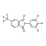 3-Oxo-6-(trifluoromethyl)-2-(3,4,5-trifluorophenyl)-3H-indole 1-Oxide