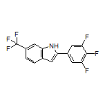 6-(Trifluoromethyl)-2-(3,4,5-trifluorophenyl)-1H-indole