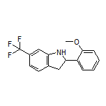 2-(2-Methoxyphenyl)-6-(trifluoromethyl)indoline