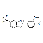 2-(3,4-Dimethoxyphenyl)-6-(trifluoromethyl)indoline