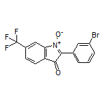 2-(3-Bromophenyl)-3-oxo-6-(trifluoromethyl)-3H-indole 1-Oxide