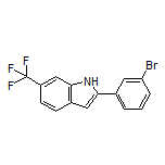 2-(3-Bromophenyl)-6-(trifluoromethyl)-1H-indole