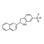 2-(Naphthalen-2-yl)-6-(trifluoromethyl)indoline