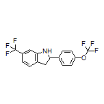 2-[4-(Trifluoromethoxy)phenyl]-6-(trifluoromethyl)indoline