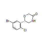 (S)-6-(5-Bromo-2-chlorophenyl)morpholin-3-one