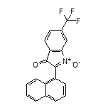 2-(Naphthalen-1-yl)-3-oxo-6-(trifluoromethyl)-3H-indole 1-Oxide