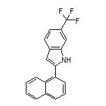 2-(Naphthalen-1-yl)-6-(trifluoromethyl)-1H-indole