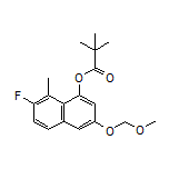 7-Fluoro-3-(methoxymethoxy)-8-methylnaphthalen-1-yl Pivalate