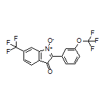 3-Oxo-2-[3-(trifluoromethoxy)phenyl]-6-(trifluoromethyl)-3H-indole 1-Oxide