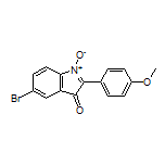 5-Bromo-2-(4-methoxyphenyl)-3-oxo-3H-indole 1-Oxide