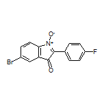5-Bromo-2-(4-fluorophenyl)-3-oxo-3H-indole 1-Oxide