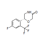 (R)-6-[4-Fluoro-2-(trifluoromethyl)phenyl]morpholin-3-one