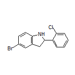 5-Bromo-2-(2-chlorophenyl)indoline