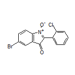 5-Bromo-2-(2-chlorophenyl)-3-oxo-3H-indole 1-Oxide