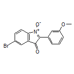 5-Bromo-2-(3-methoxyphenyl)-3-oxo-3H-indole 1-Oxide