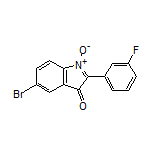 5-Bromo-2-(3-fluorophenyl)-3-oxo-3H-indole 1-Oxide