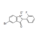 5-Bromo-2-(2-fluorophenyl)-3-oxo-3H-indole 1-Oxide