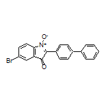 2-(4-Biphenylyl)-5-bromo-3-oxo-3H-indole 1-Oxide