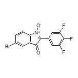 5-Bromo-3-oxo-2-(3,4,5-trifluorophenyl)-3H-indole 1-Oxide