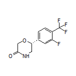 (R)-6-[3-Fluoro-4-(trifluoromethyl)phenyl]morpholin-3-one